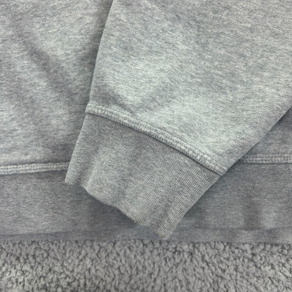 Nike Hoodie Mens XL Gray Center Swoosh Vector Claw‎ Ribbed Cuff & Hem Drawstring - Picture 9 of 13